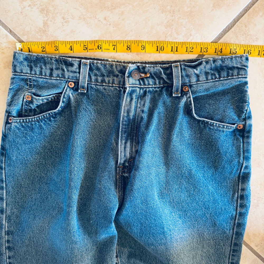 💖 Vintage Levi's 962 Orange Tab High Waist Jeans, Size 13 Jr. S - Picture 11 of 16